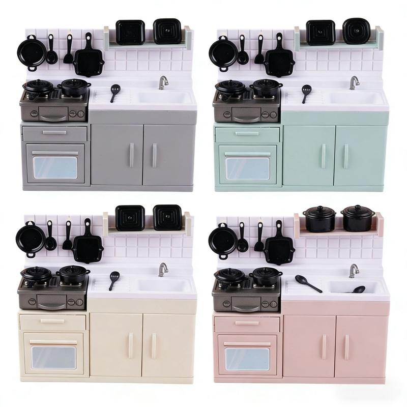 Home Cooking Channel - 1 Set Mini Model Stove Kitchen