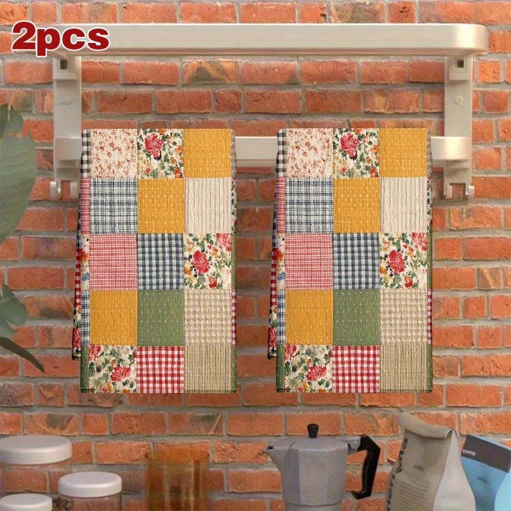 2Pcs, Plaid Spring Kitchen Tow - огляд і ціна Home Cooking Is The Best