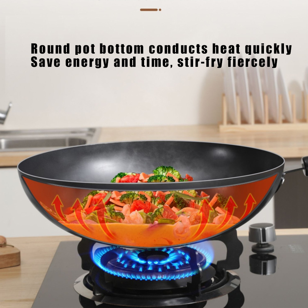 30/32cm Deep Wok Frying Pan No - огляд і ціна Home Cooking Channel