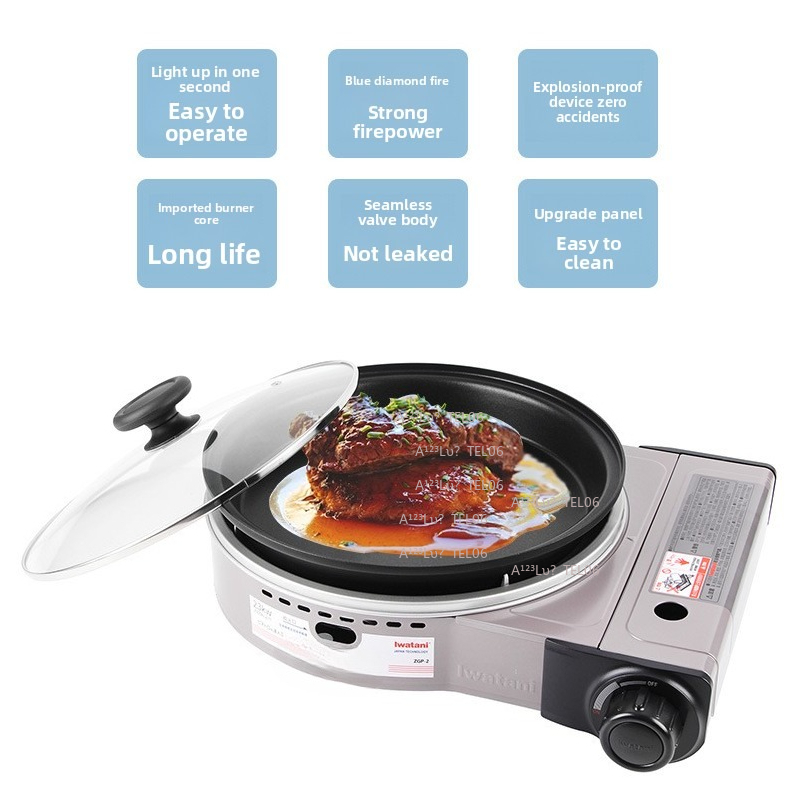 Portable Windproof Gas Stove B - огляд і ціна Home Cooking Gas