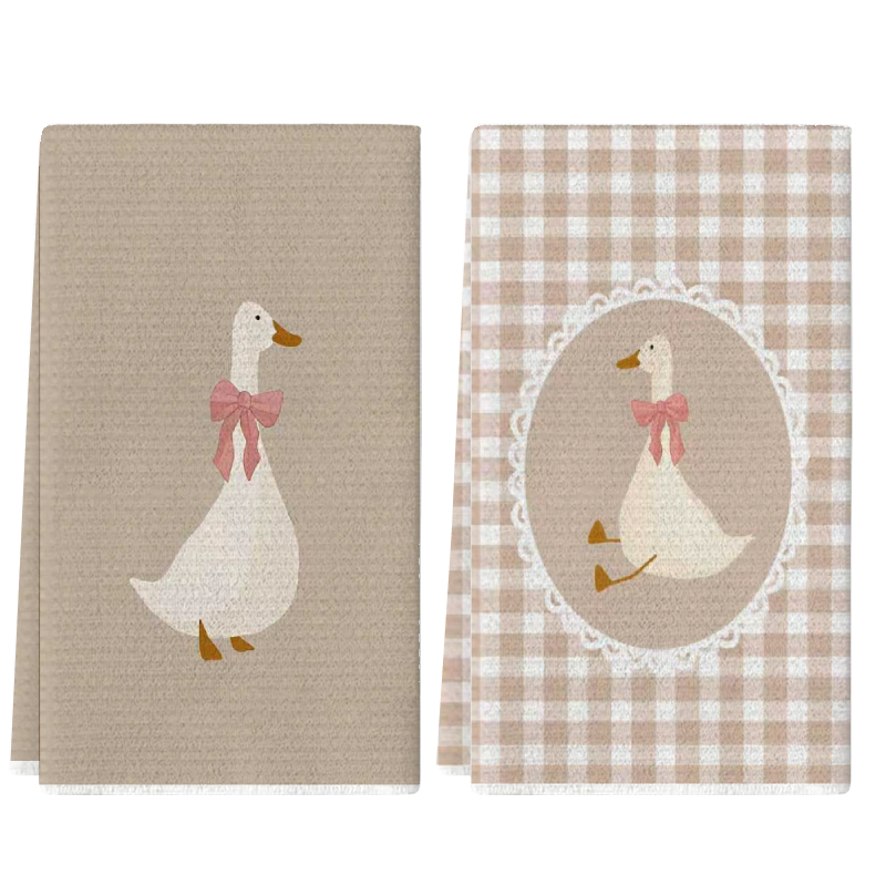 2Pcs, Cute Duck Kitchen Towels - огляд і ціна Home Cooking Is The Best