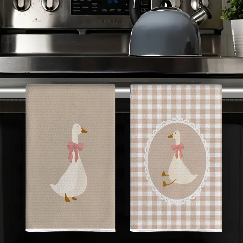 2Pcs, Cute Duck Kitchen Towels - огляд і ціна Home Cooking Is The Best