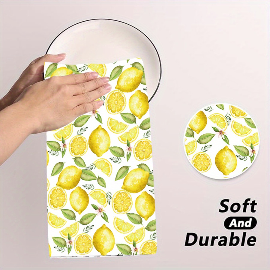 2Pcs, Lemon Wreath Kitchen Tow - огляд і ціна Home Cooking Is The Best