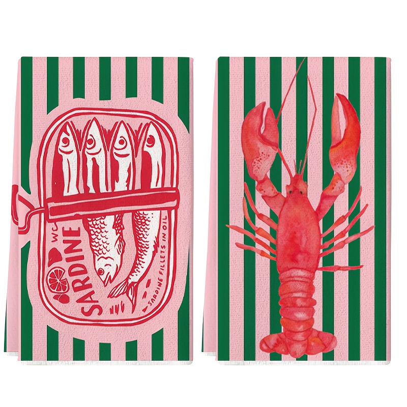 2Pcs, American Retro Striped S - огляд і ціна Home Cooking Is The Best