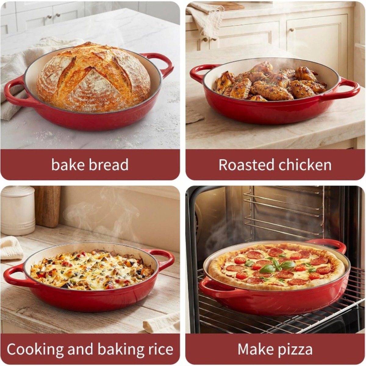 9.5 in Enameled Cast Iron Dutc - огляд і ціна Dutch Oven Enamel