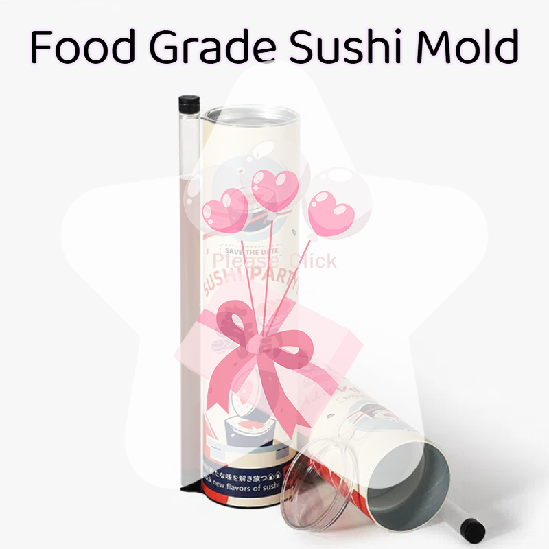 Non-Stick Round Sushi Push Box - огляд і ціна Home Cooking Japanese Food