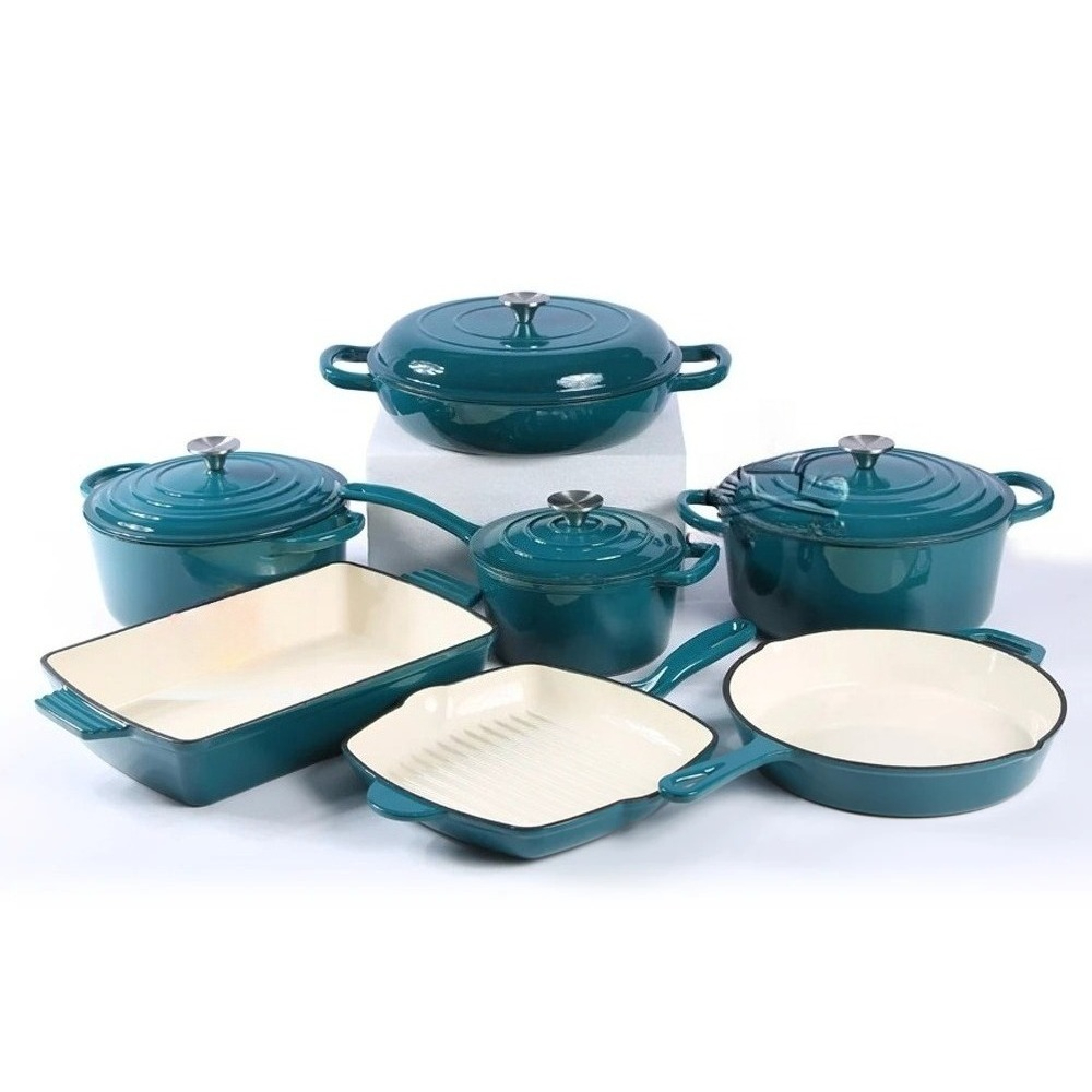 Enamel cast iron cookware set  - огляд і ціна Dutch Oven Enamel