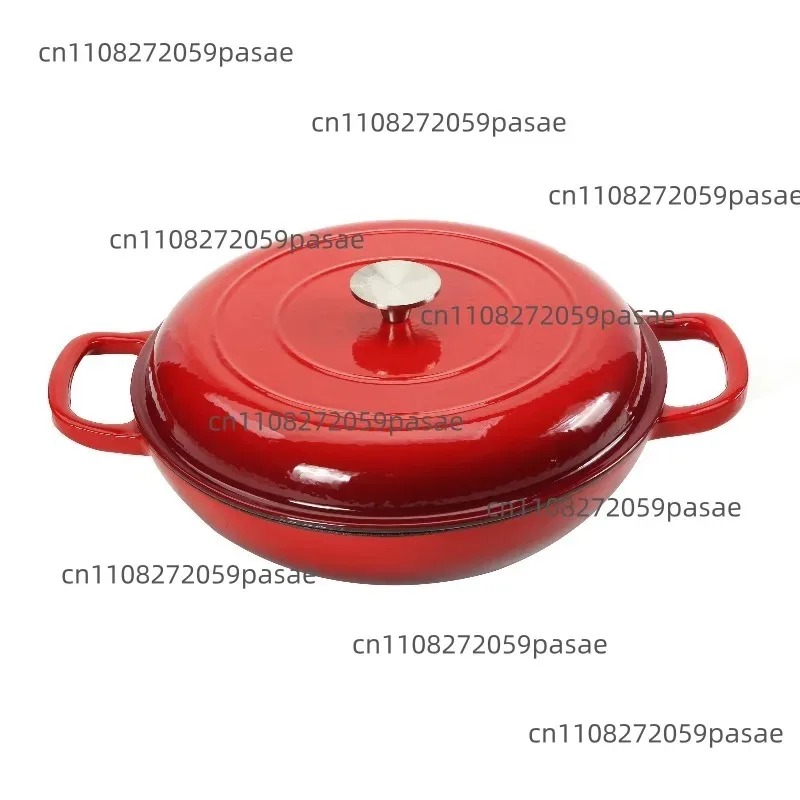 12 Inch 30cm Round Pot Cast Ir - огляд і ціна Dutch Oven Enamel