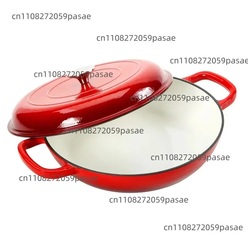 12 Inch 30cm Round Pot Cast Ir - огляд і ціна Dutch Oven Enamel