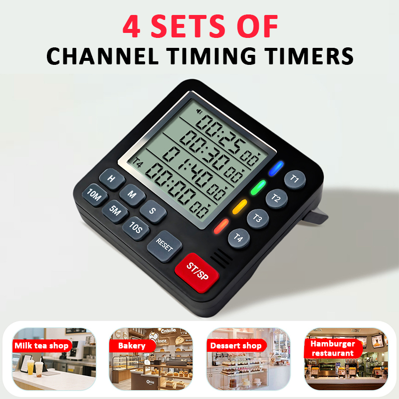 Magnetic Kitchen Timer 4 Chann - огляд і ціна Home Cooking Channel