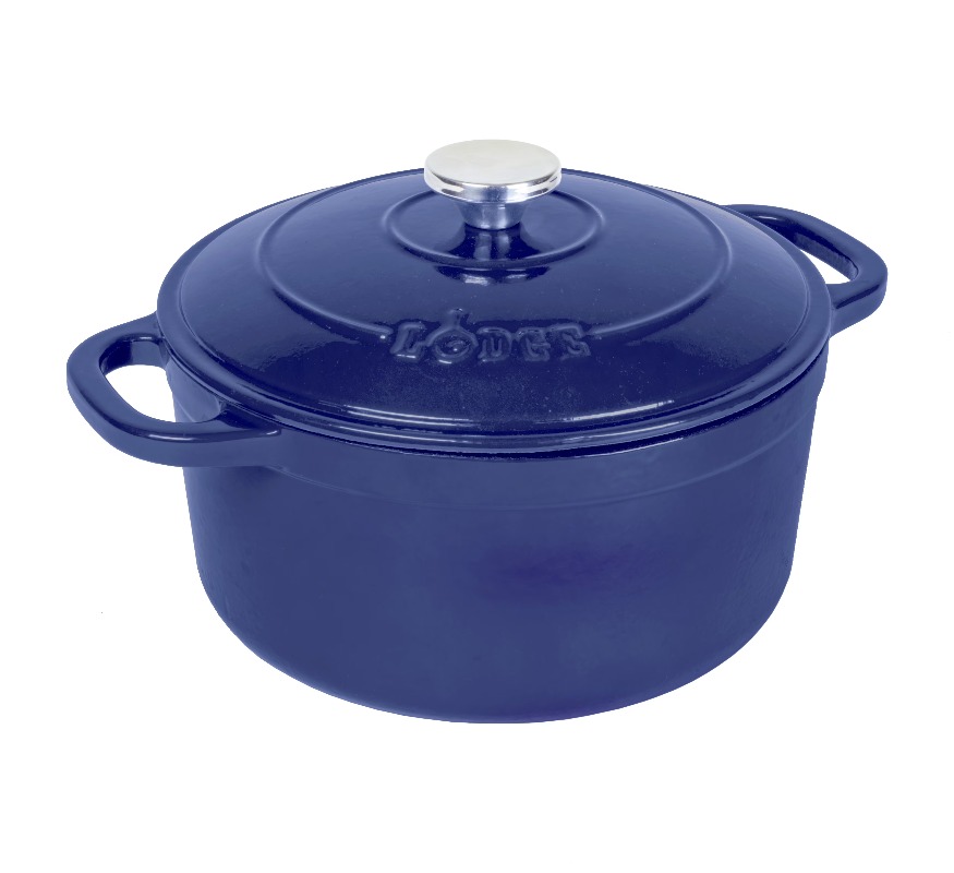 Lodge Cast Iron 5.5qt Indigo E - огляд і ціна Dutch Oven Enamel
