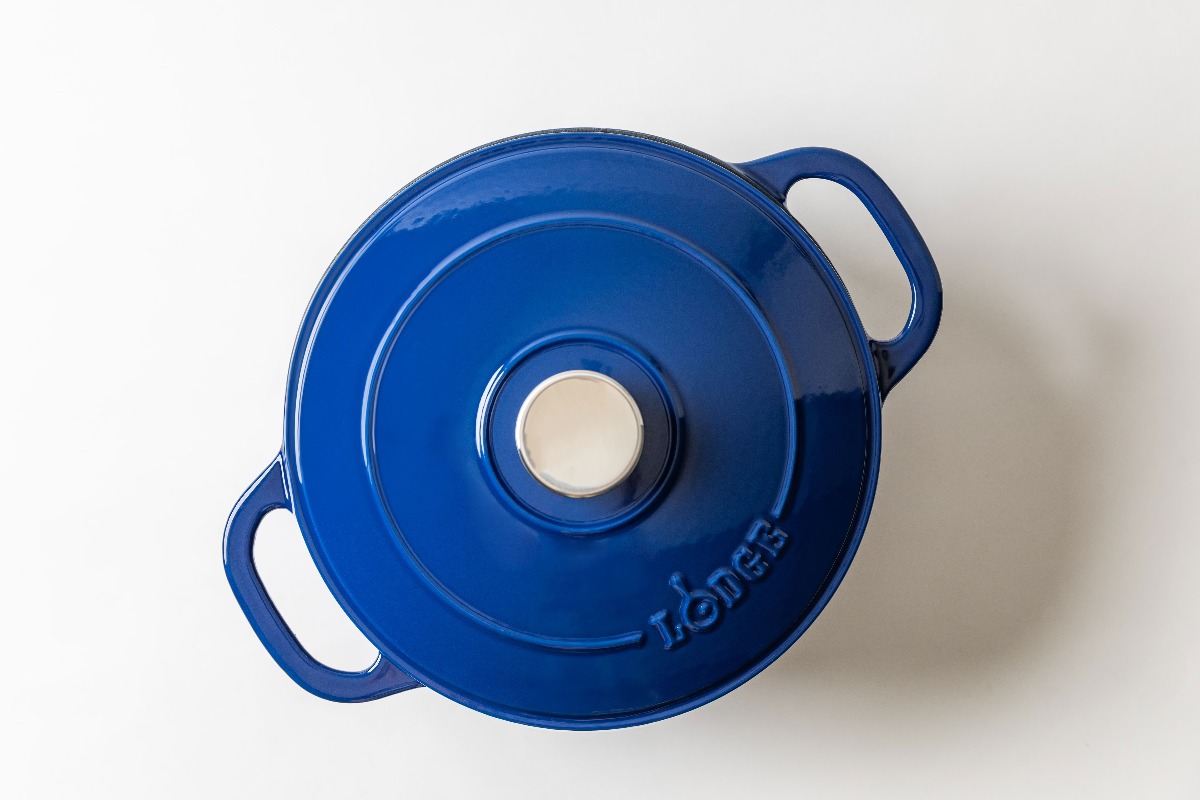 Lodge Cast Iron 5.5qt Indigo E - огляд і ціна Dutch Oven Enamel