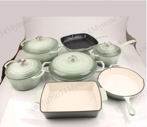 7-Piece Enameled Cast Iron Dut - огляд і ціна Dutch Oven Enamel