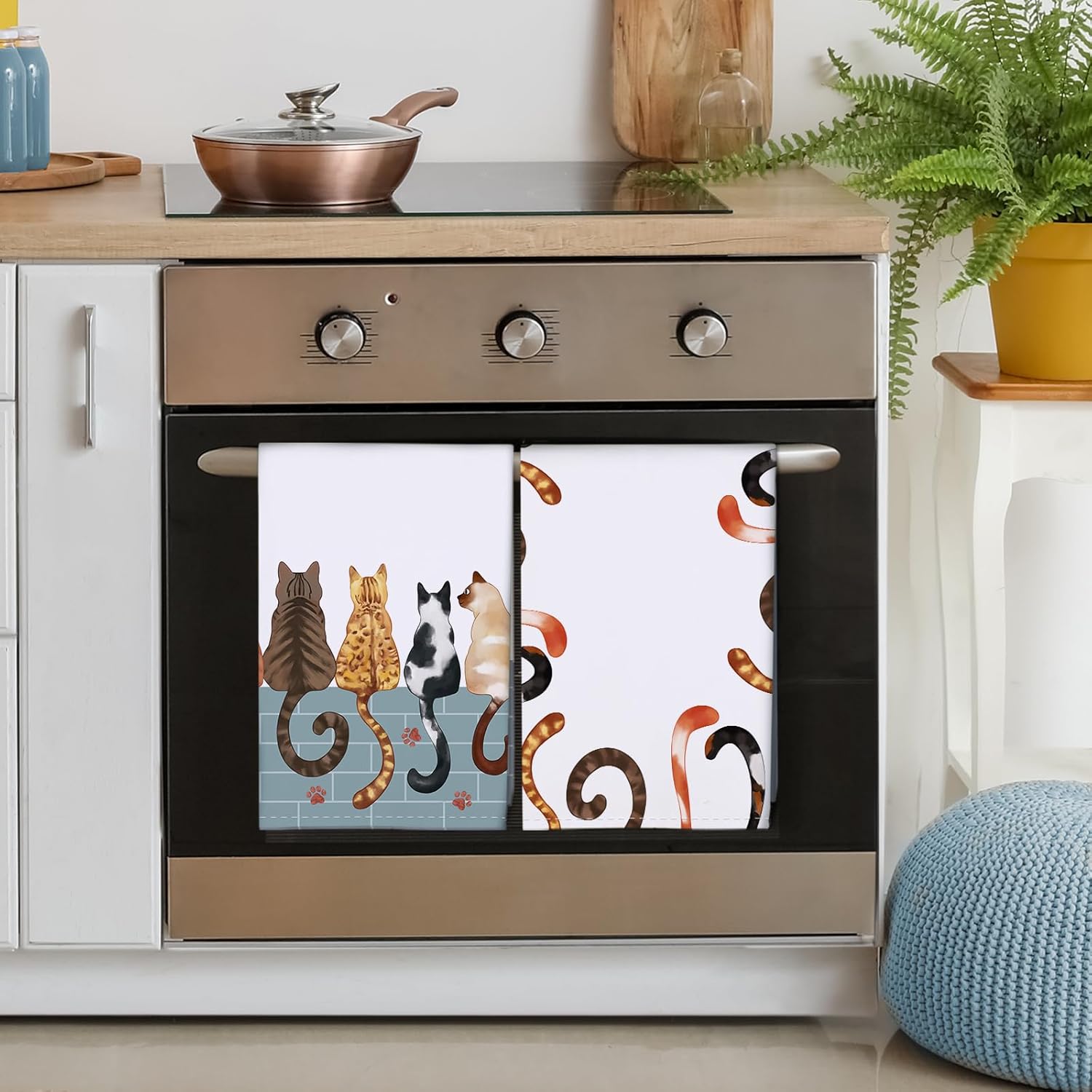 4Pcs, Cat Paw Print Tail Kitch - огляд і ціна Home Cooking Is The Best